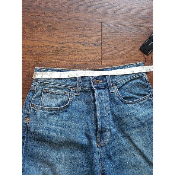 NWT Veronica Beard Blake Classic Y2K Collegiate Feminine Wide Leg Jeans Size 27 - Picture 6 of 9